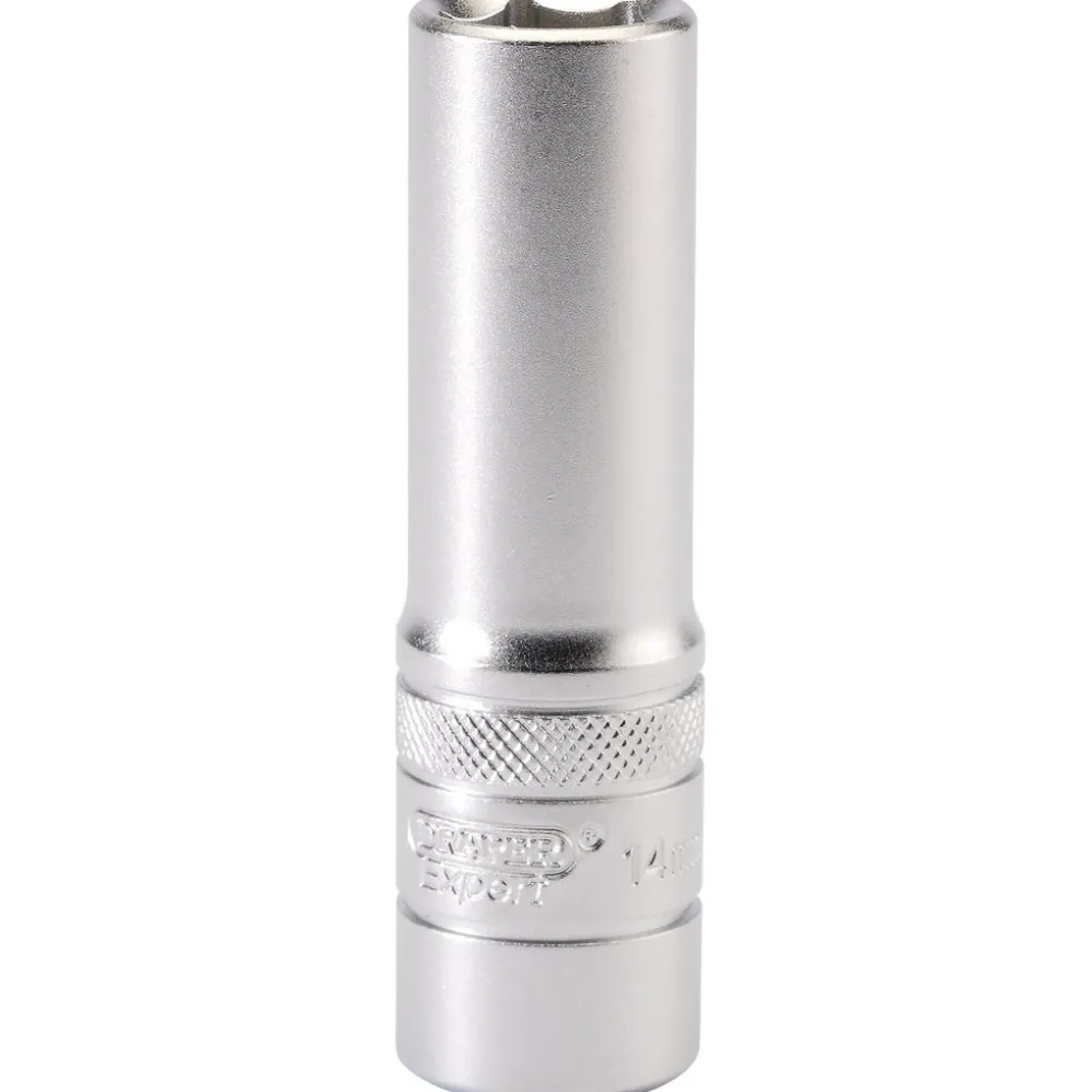 Draper Expert 6 Point Metric Deep Socket, 1/2" Sq. Dr., 14mm