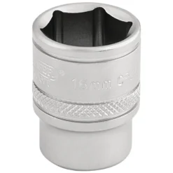 Draper Expert 6 Point Metric Socket, 3/8" Sq. Dr., 16mm