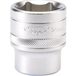 Draper Expert 6 Point Metric Socket, 1/2" Sq. Dr., 26mm