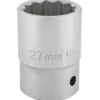 Draper Expert 12 Point Socket, 3/4" Sq. Dr., 27mm
