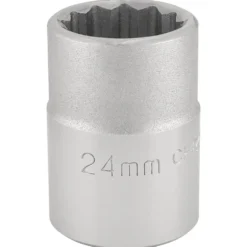 Draper Expert 12 Point Socket, 3/4" Sq. Dr., 24mm