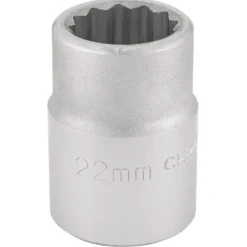 Draper Expert 12 Point Socket, 3/4" Sq. Dr., 22mm