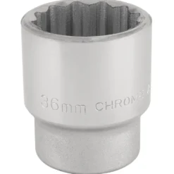 Draper Expert 12 Point Socket, 3/4" Sq. Dr., 36mm