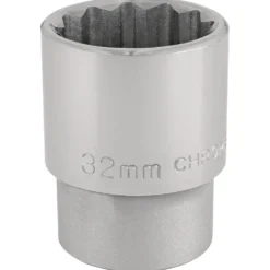 Draper Expert 12 Point Socket, 3/4" Sq. Dr., 32mm