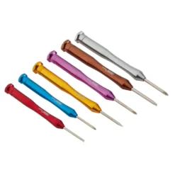 Draper Expert Precision Screwdriver Set, 3 x Plain Slot, 3 x Cross Slot (6 Piece)