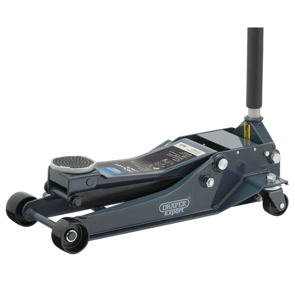 Draper Expert Professional Low Profile Garage Trolley Jack, 4 Tonne