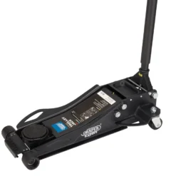 Draper Expert Professional Low Profile Fast Lift Garage Trolley Jack, 3 Tonne, Black