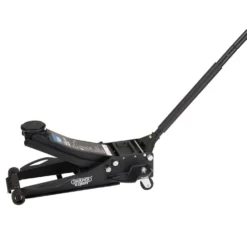 Draper Expert Professional Low Profile Fast Lift Garage Trolley Jack, 3 Tonne, Black