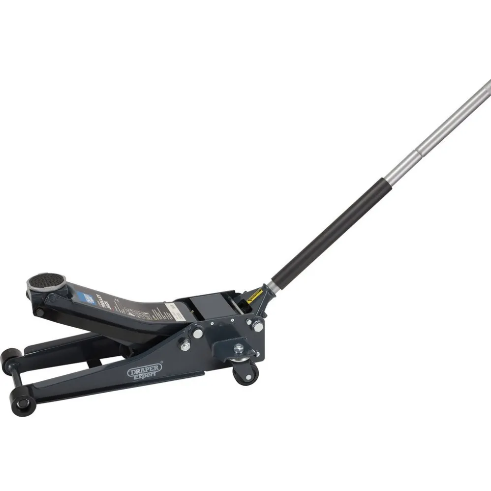Draper Expert Professional Low Profile Garage Trolley Jack, 3 Tonne