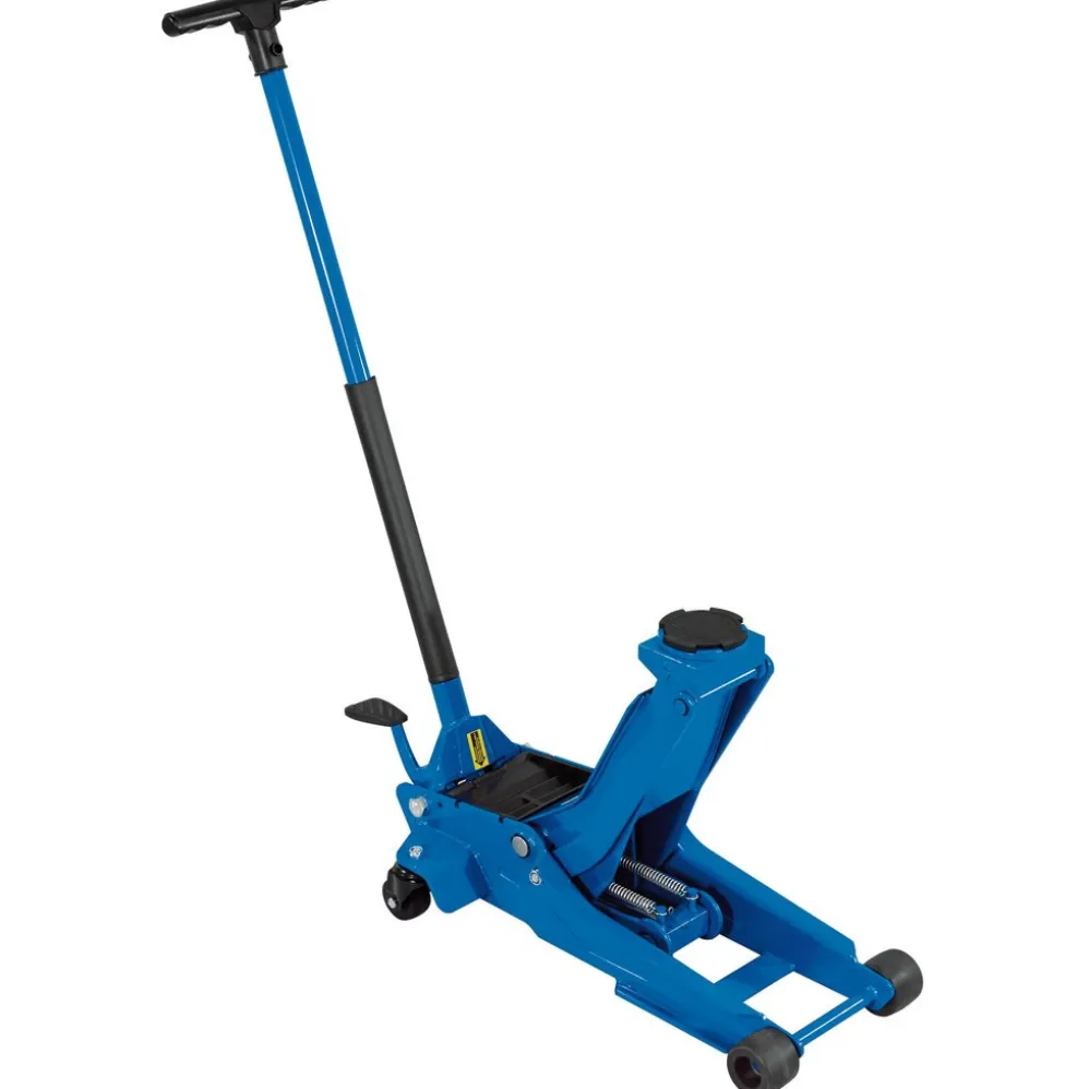 Draper Expert Professional Low Profile Garage Trolley Jack, 3 Tonne, Blue
