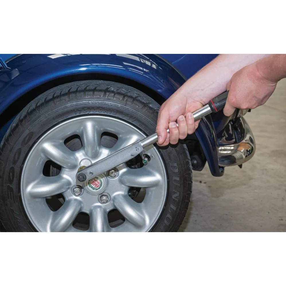 Draper Expert Push Through Torque Wrench, 1/2" Sq. Dr., 50 - 225Nm