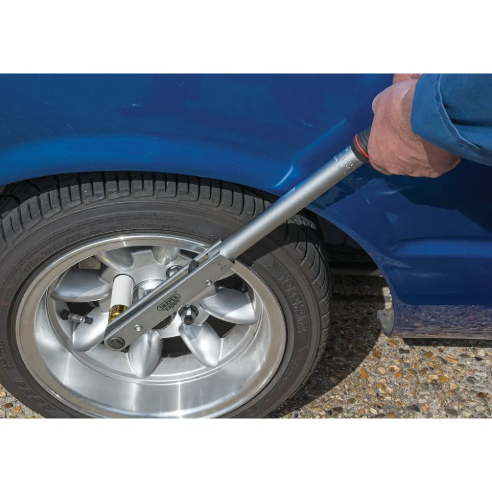 Draper Expert Push Through Torque Wrench, 1/2" Sq. Dr., 50 - 225Nm