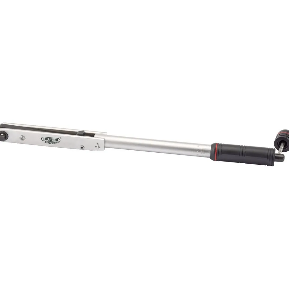 Draper Expert Push Through Torque Wrench, 1/2" Sq. Dr., 50 - 225Nm