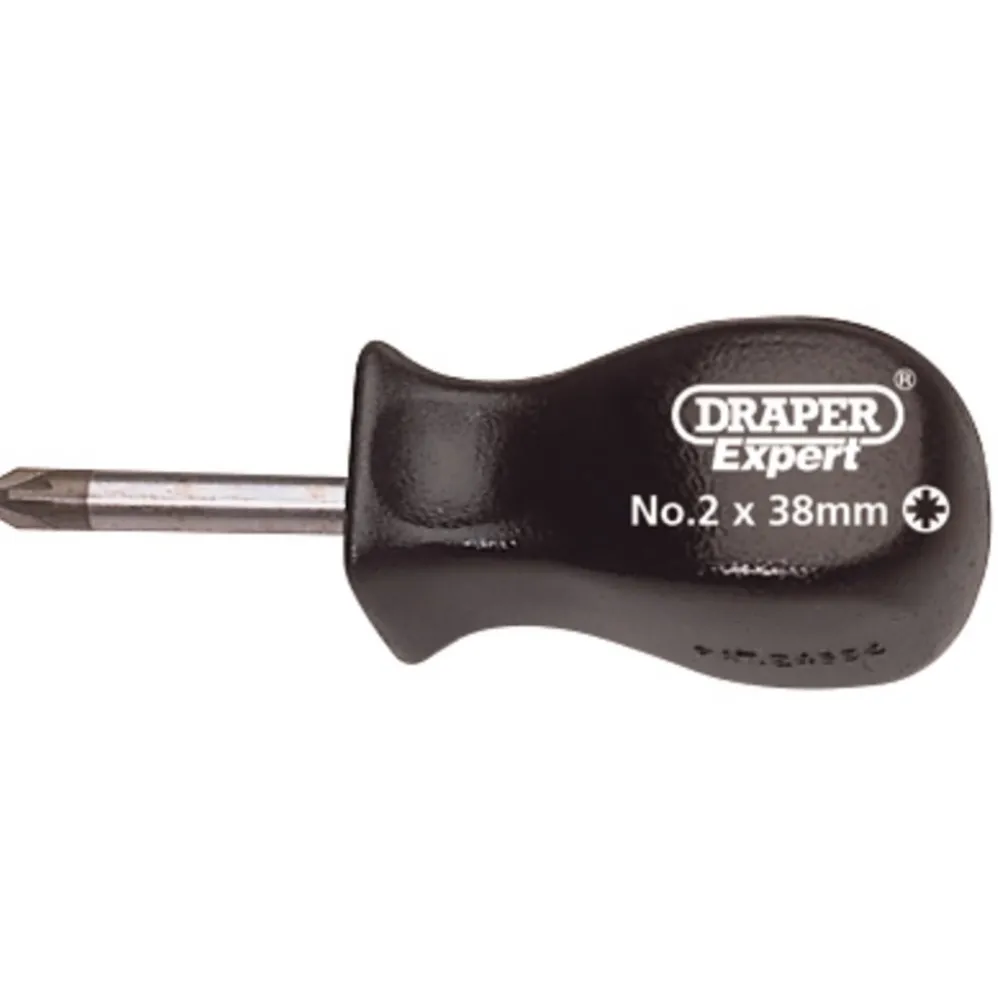 Draper Expert PZ Type Mechanics Screwdriver, No.2 x 38mm