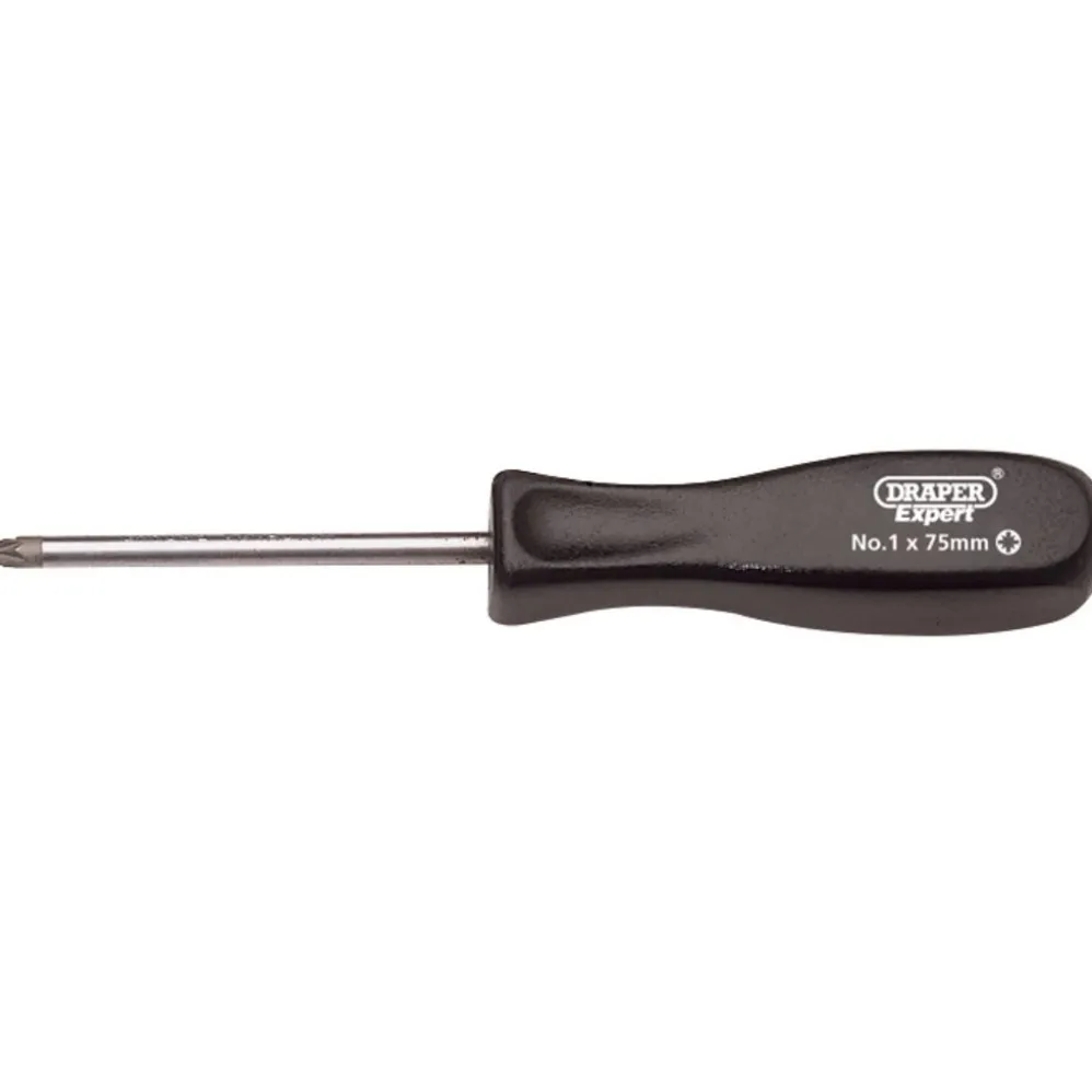 Draper Expert PZ Type Mechanics Screwdriver, No.1 x 75mm