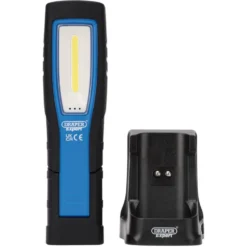 Draper Expert SMD LED USB Rechargeable Inspection Light with Charging Station, 5W, 600 Lumens, USB-C Cable Supplied