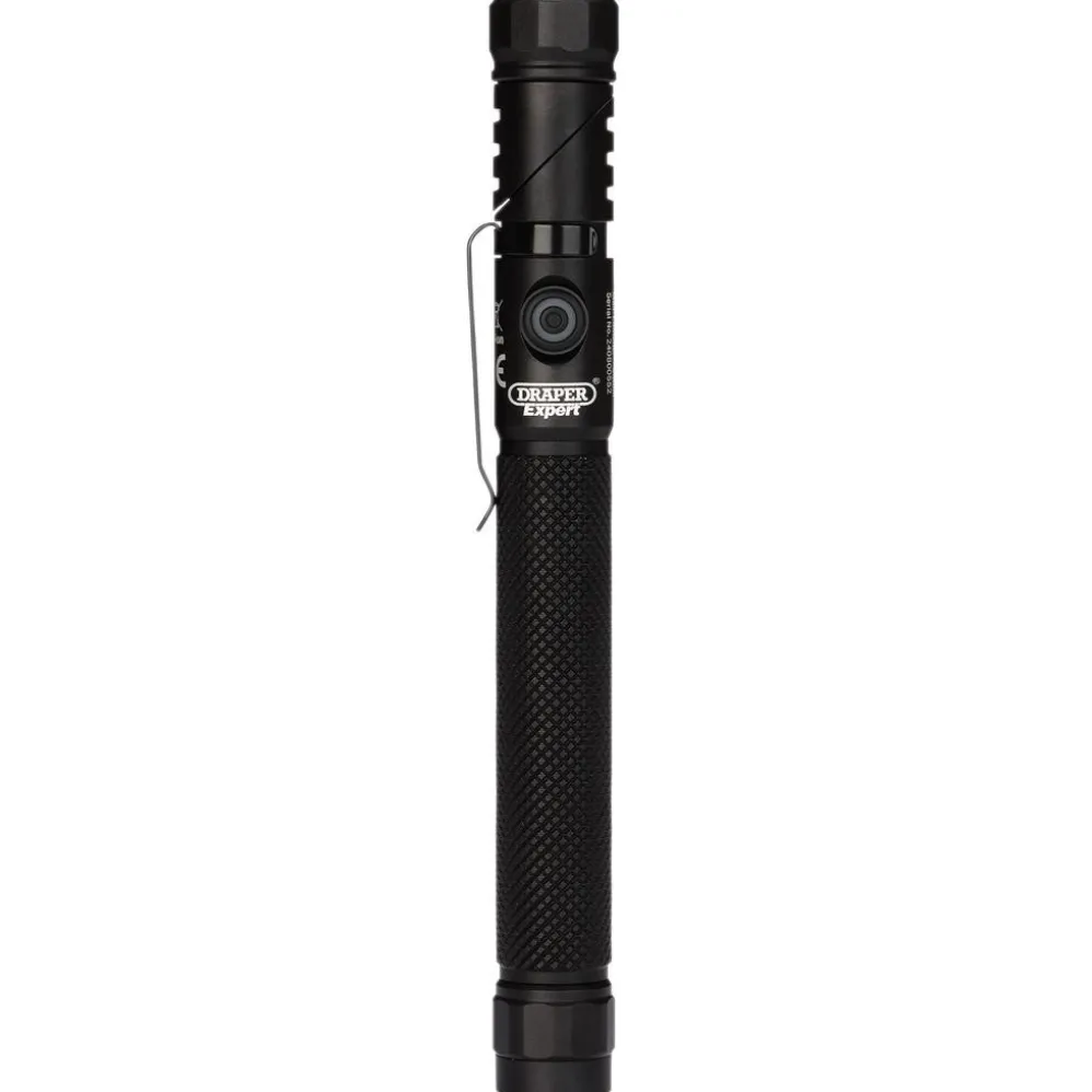 Draper Expert SMD LED USB Rechargeable 90° Adjustable Torch, 3.5W, 350 Lumens, USB-C Cable Supplied
