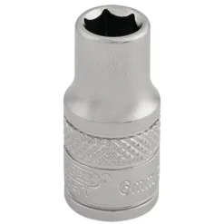 Draper Expert Socket, 1/4" Sq. Dr., 6mm