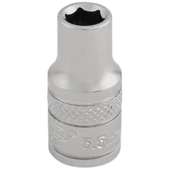 Draper Expert Socket, 1/4" Sq. Dr., 5.5mm