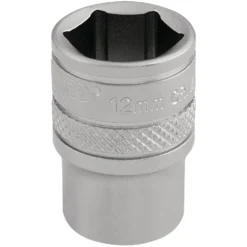 Draper Expert Socket, 1/4" Sq. Dr., 12mm