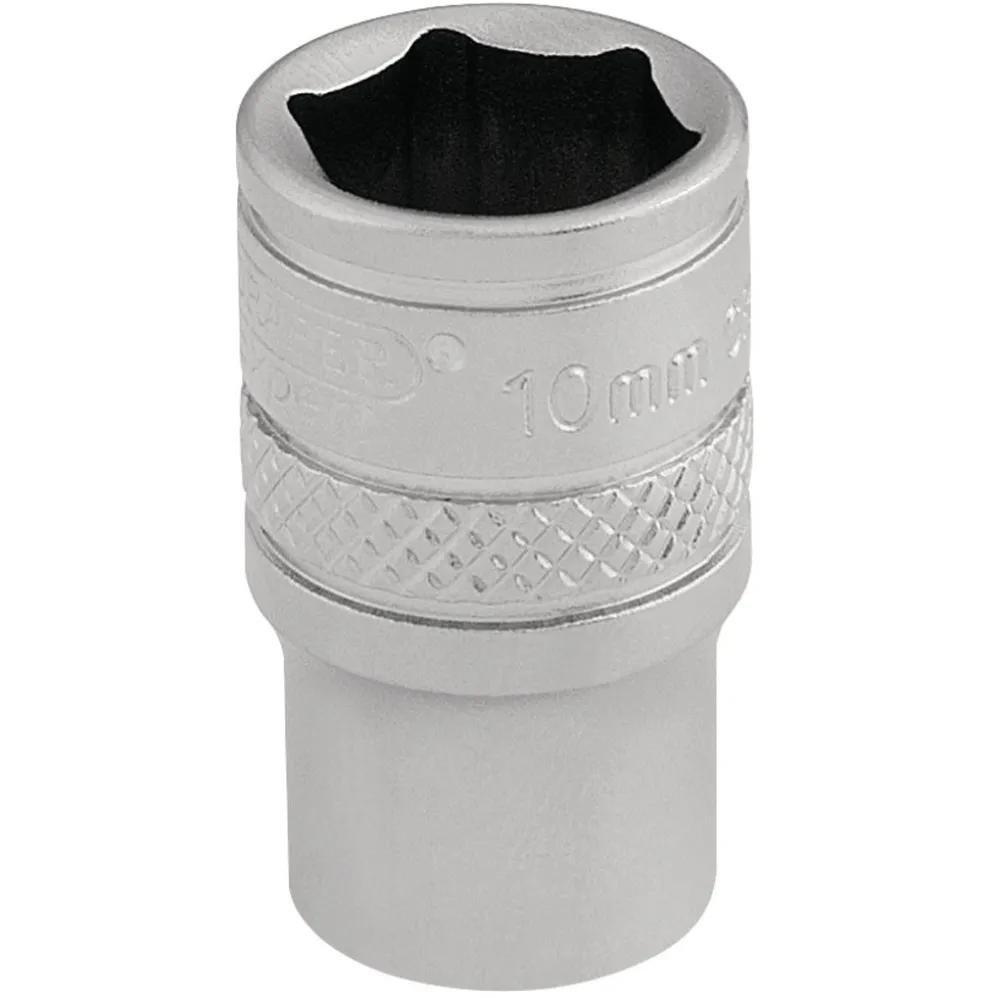 Draper Expert Socket, 1/4" Sq. Dr., 10mm