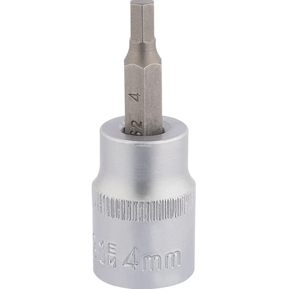 Draper Expert Socket with Hexagonal Bit, 3/8" Sq. Dr., 4mm
