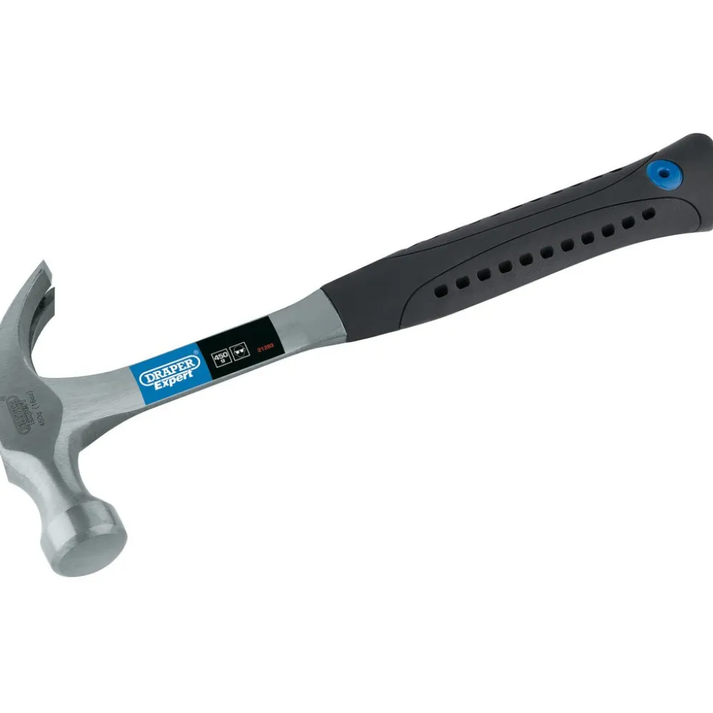 Draper Expert Solid Forged Claw Hammer, 450g/16oz