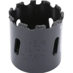 Draper Expert Tungsten Carbide Grit Hole Saw, 44mm