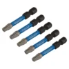 Draper Expert TX-STAR® Impact Screwdriver Bits, T27 x 50mm, 1/4" Hex (Pack of 5)