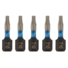 Draper Expert TX-STAR® Impact Screwdriver Bits, T10 x 25mm, 1/4" Hex (Pack of 5)