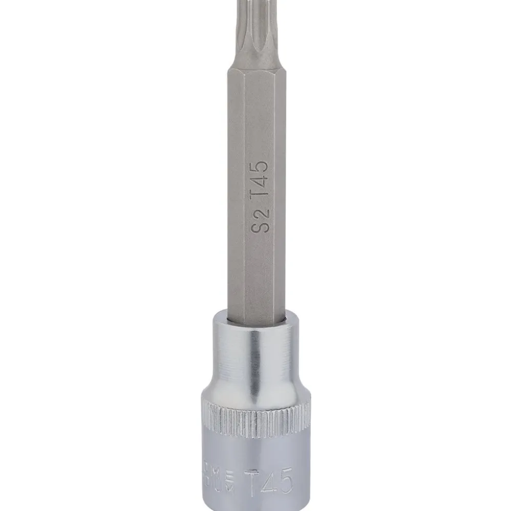 Draper Expert TX-STAR® Socket Bit, 1/2" Sq. Dr., T45 x 100mm