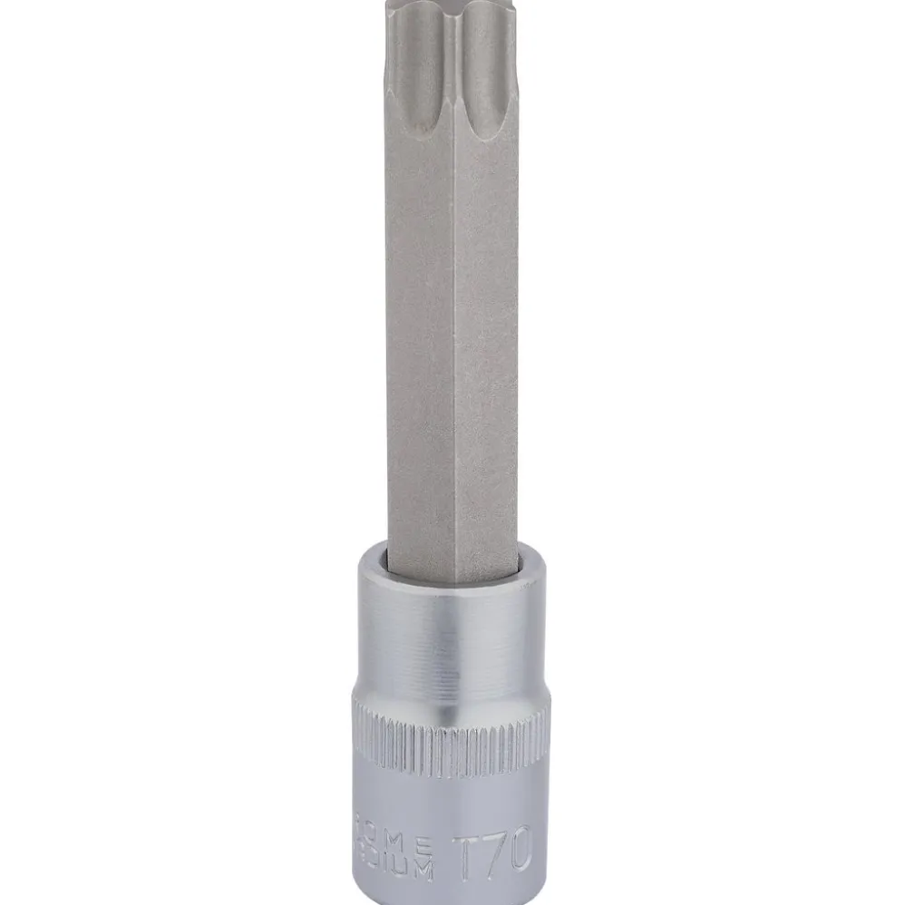 Draper Expert TX-STAR® Socket Bit, 1/2" Sq. Dr., T70 x 100mm
