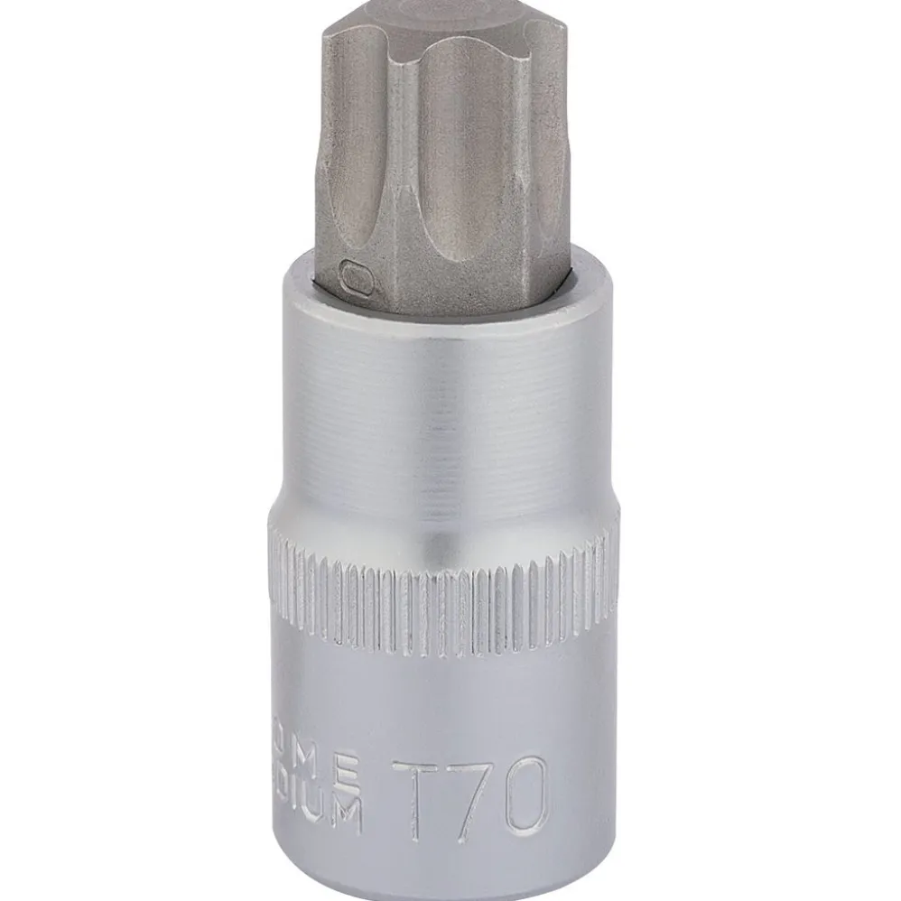 Draper Expert TX-STAR® Socket Bit, 1/2" Sq. Dr., T70 x 55mm