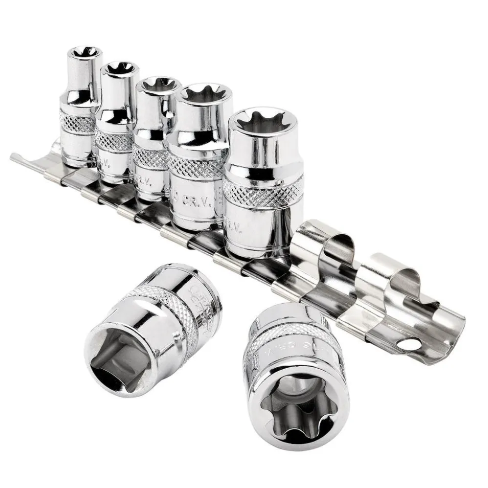 Draper Expert TX-STAR® Socket Set, 1/4" and 3/8" Sq. Dr. (7 Piece)