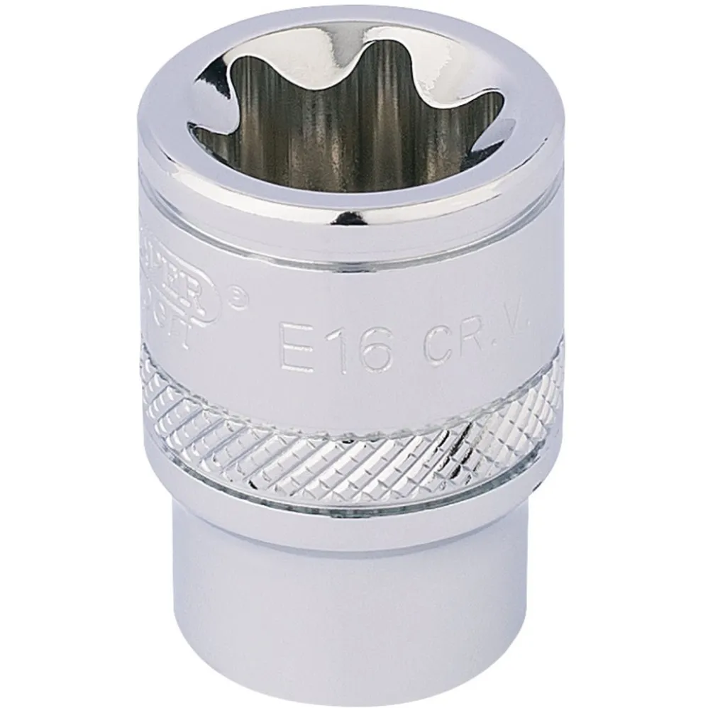 Draper Expert TX-STAR® Socket, 3/8" Sq. Dr., E16