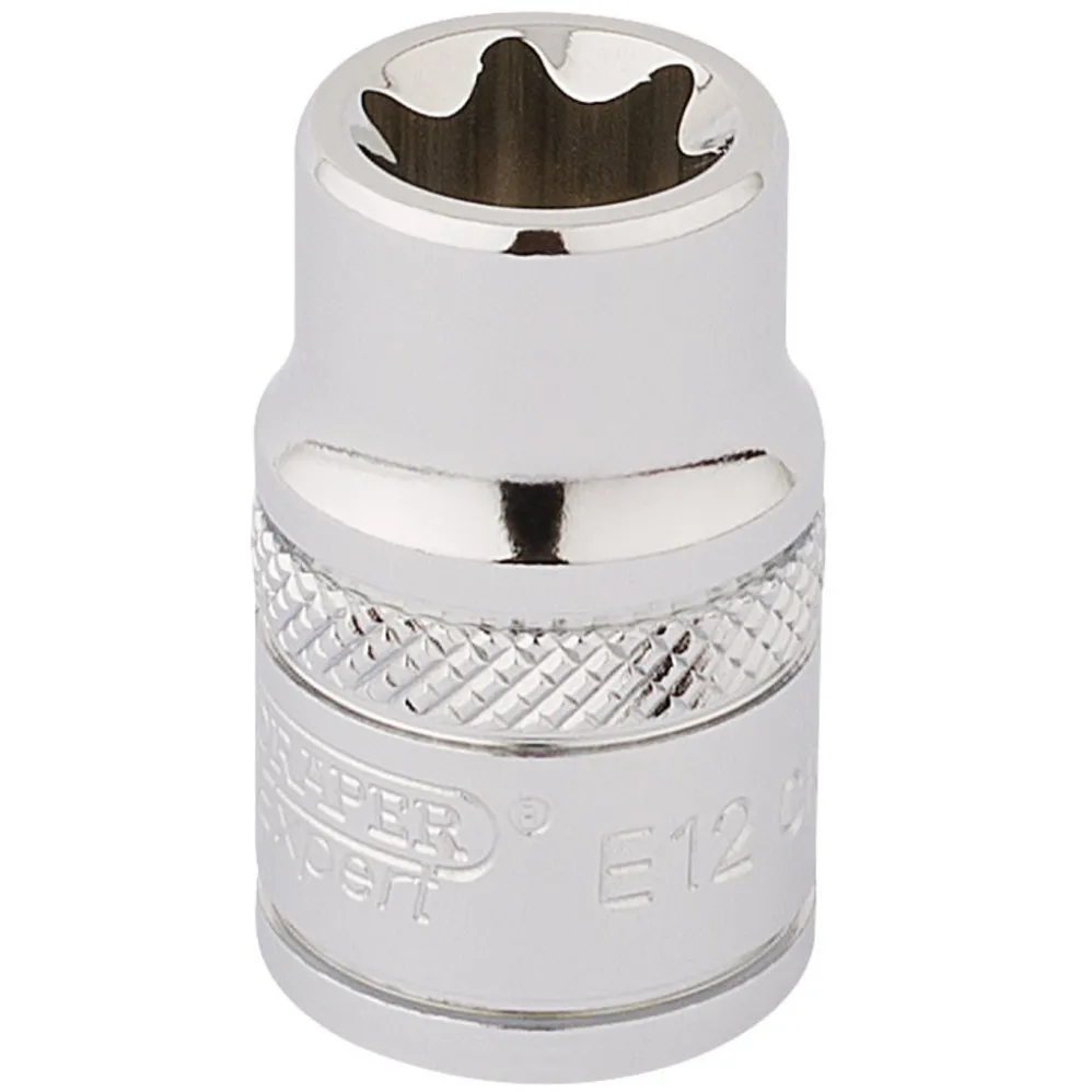 Draper Expert TX-STAR® Socket, 3/8" Sq. Dr., E12