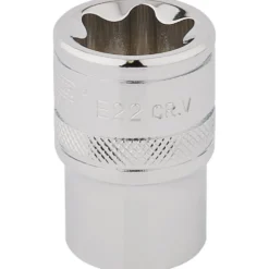 Draper Expert TX-STAR® Socket, 1/2" Sq. Dr., E22