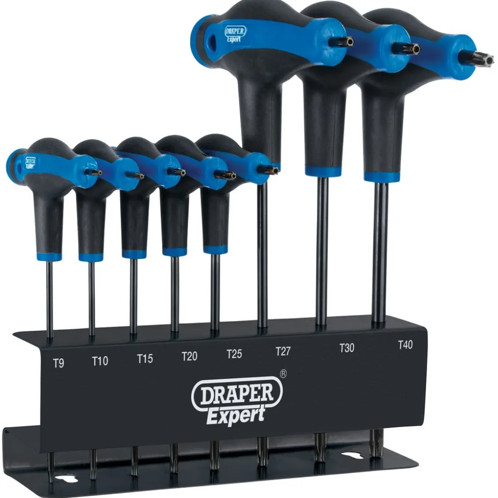 Draper Expert TX-STAR® Soft Grip Metric T-Handle Key Set (8 Piece)