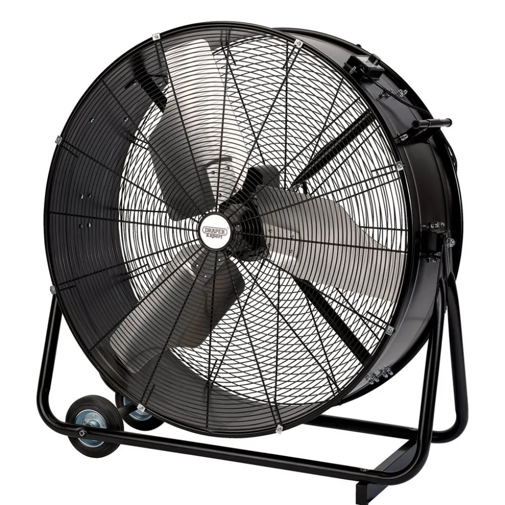 Draper Expert 230V High Flow Drum Fan, 36"/900mm, 410W