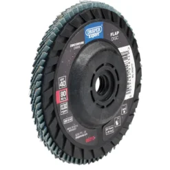 Draper Expert Zirconium Oxide Flap Disc, 115mm, M14, 40 Grit