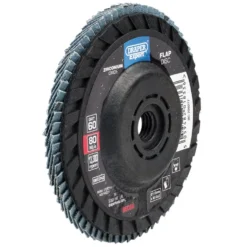 Draper Expert Zirconium Oxide Flap Disc, 115mm, M14, 60 Grit