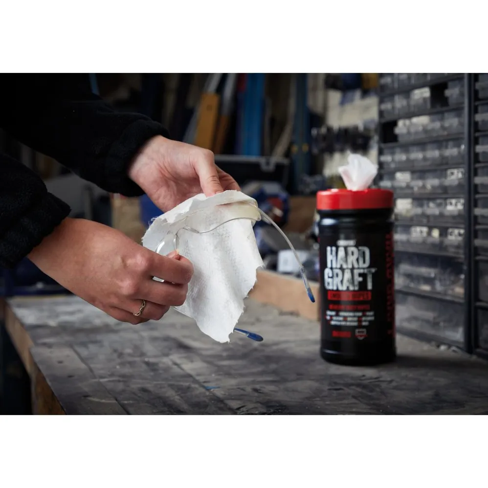 Draper Hard Graft Multipurpose Smooth Wipes (Tub of 80)