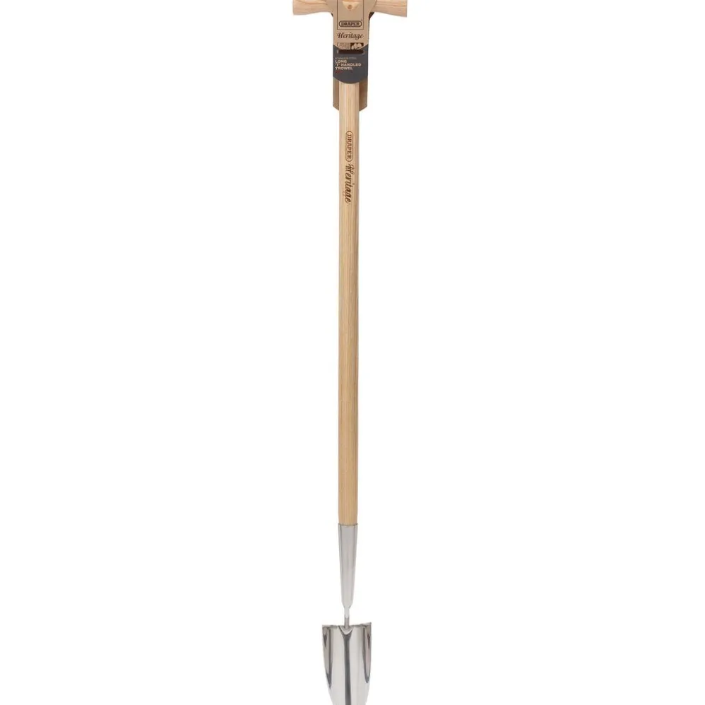 Draper Heritage Stainless Steel Trowel With Ash Long Handle