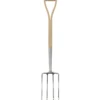 Draper Heritage Stainless Steel Digging Fork with Ash Handle