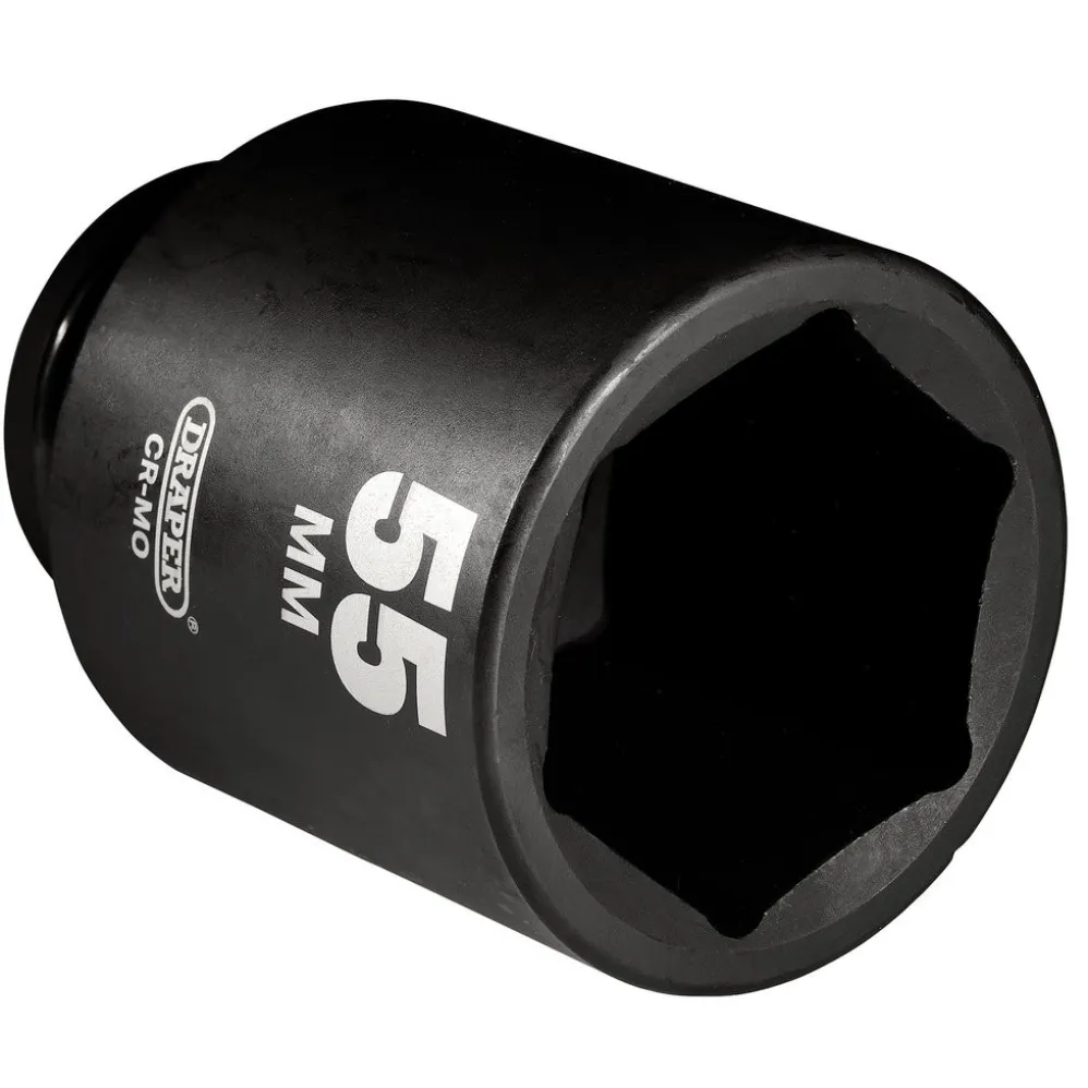 Draper Hi-TORQ® Deep Impact Socket, 3/4" Sq. Dr., 55mm