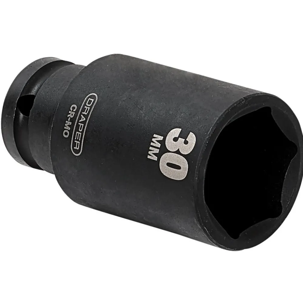 Draper HI-TORQ® Deep Impact Socket, 1/2" Sq. Dr., 30mm