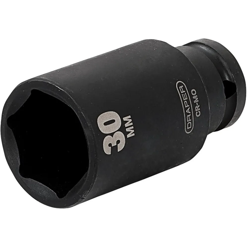 Draper HI-TORQ® Deep Impact Socket, 1/2" Sq. Dr., 30mm