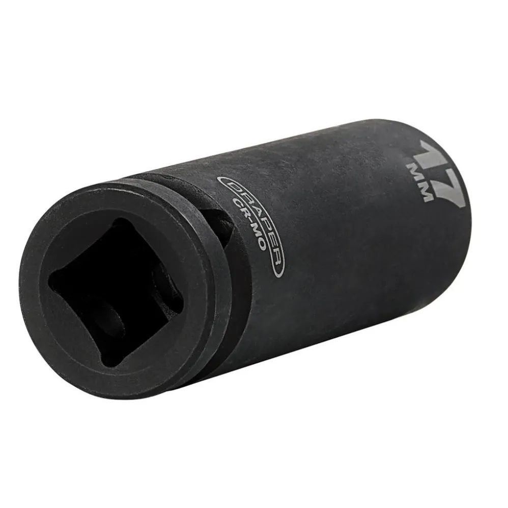 Draper HI-TORQ® Deep Impact Socket, 1/2" Sq. Dr., 17mm