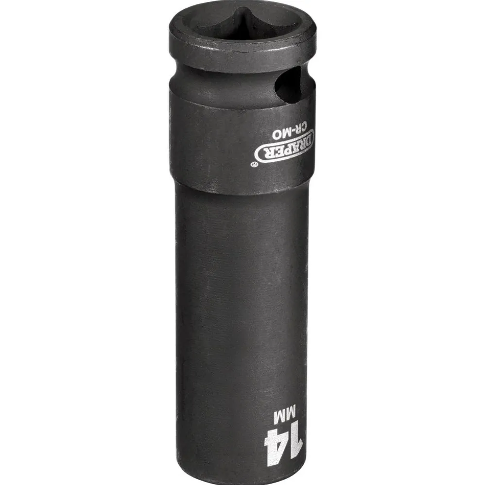 Draper HI-TORQ® Deep Impact Socket, 1/2" Sq. Dr., 14mm