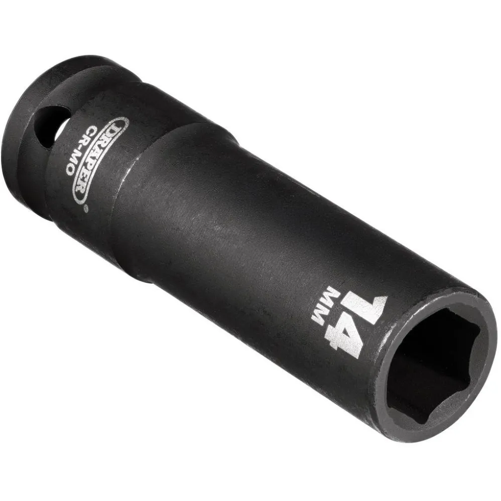 Draper HI-TORQ® Deep Impact Socket, 1/2" Sq. Dr., 14mm